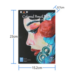 跨境繪畫本白卡紙黑卡紙牛皮紙素描彩鉛專用美術繪畫混合畫畫本