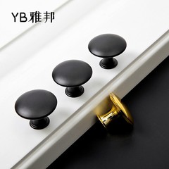 Amazon ステンレス鋼ハンドルゴールデンキャビネット引き出しワードローブドアハンドルラウンド家具ハードウェアハンドル単穴