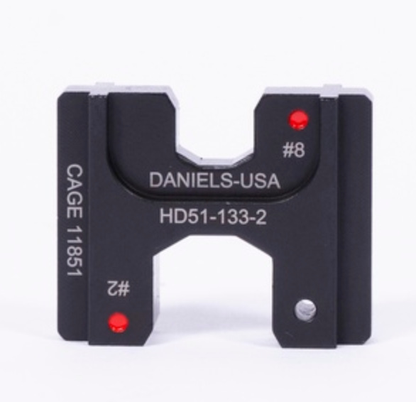 美国DMC 用于HD51和XHD51的压接模具一半 HD51-133-2