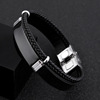 Retro bracelet stainless steel engraved for beloved, European style, wholesale