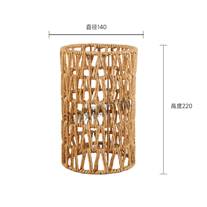 Comedor colgando cuerda de papel cubierta de lámpara nueva tienda de rociadores residenciales chinos sala de té cubierta de lámpara de piso cubierta de lámpara de lámpara de cuerda de papel tejida a mano cubierta de lámpara de lámpara