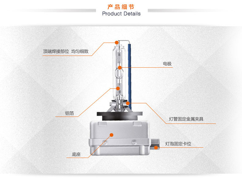 Osram Xenon CBI CLC 4300K 35W CBA 6000K D1S D2S D3S D4S Car Headlight
