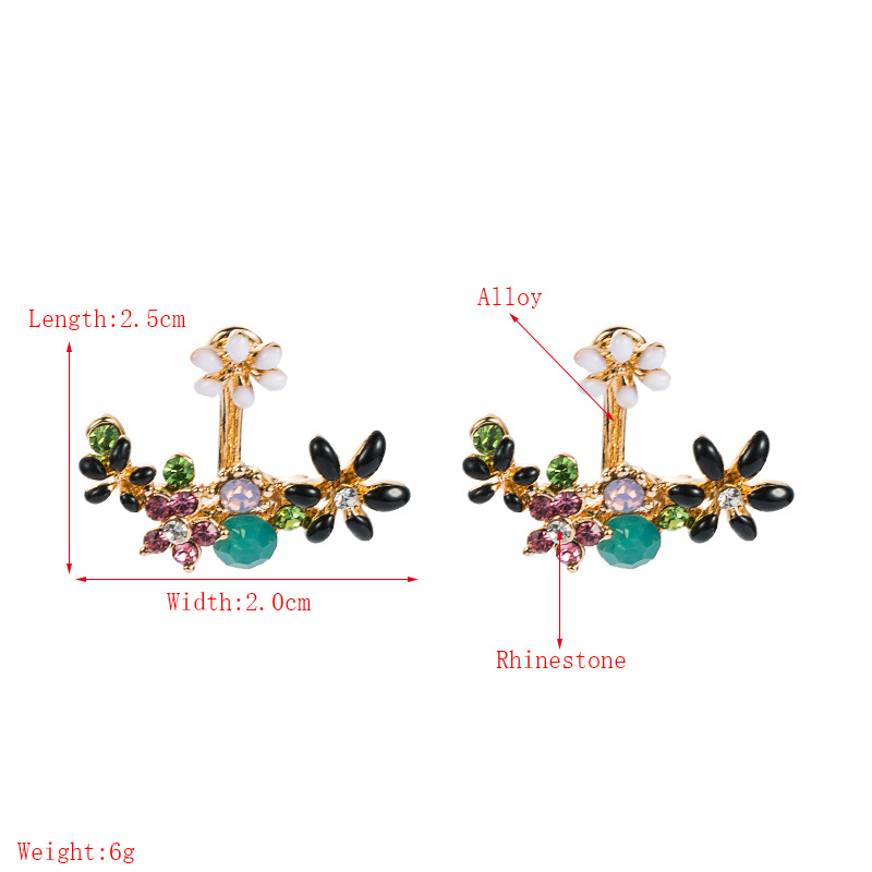 Korean Fashion Sun Flower Earrings display picture 1