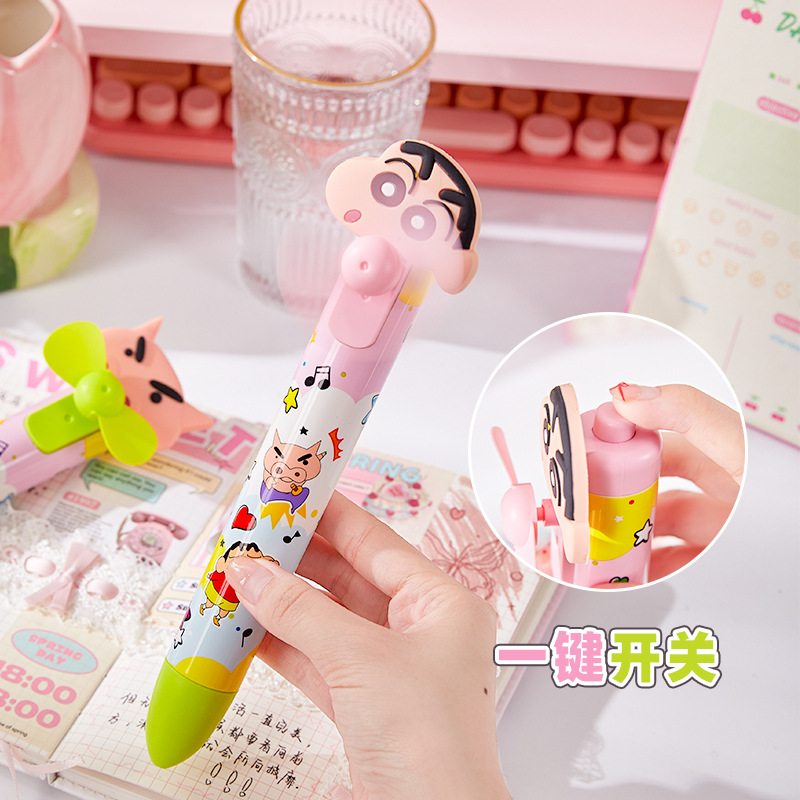 Crayon Shin-chan Big Mac Extra de ventilador de gran tamaño Verano lindo y creativo escritorio portátil portátil pequeño ventilador de mano