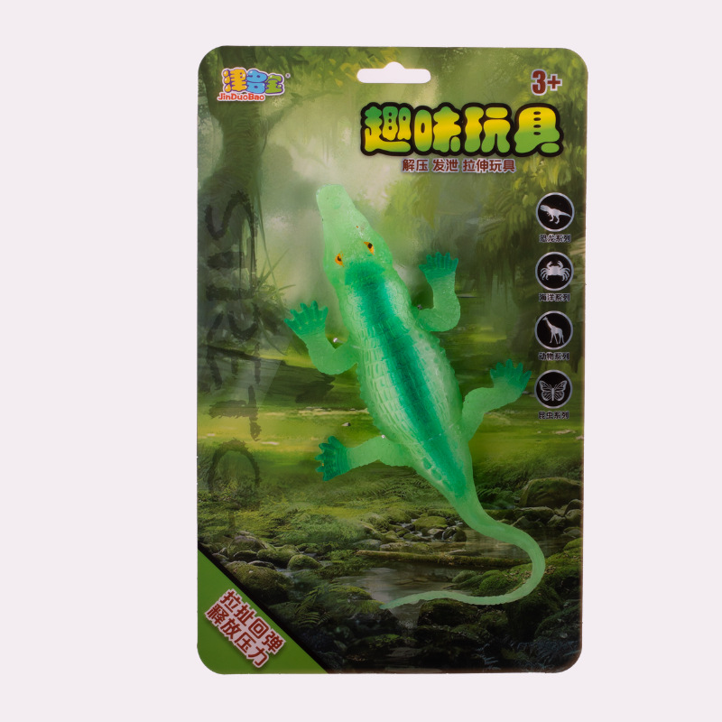 Cá sấu dạ quang (thẻ giấy)