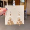 Silver needle, retro fashionable long design earrings with tassels, silver 925 sample, trend of season, wholesale