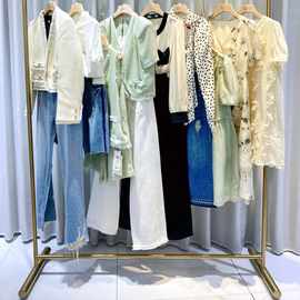 夏装女装批货尾货十三行女装外贸女装尾款货品牌折扣女装专柜撤柜
