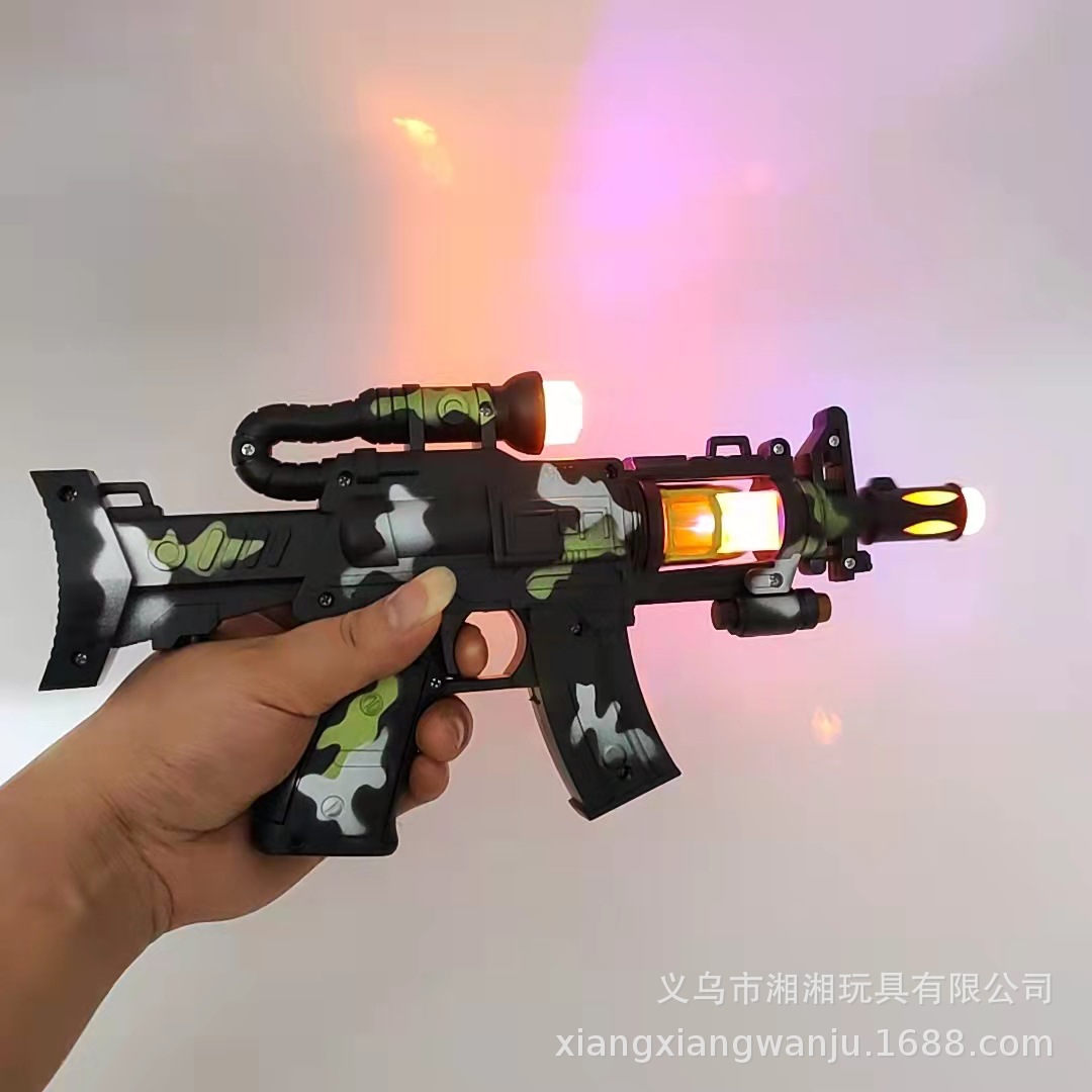 배터리없이 위장 검은 전기 총