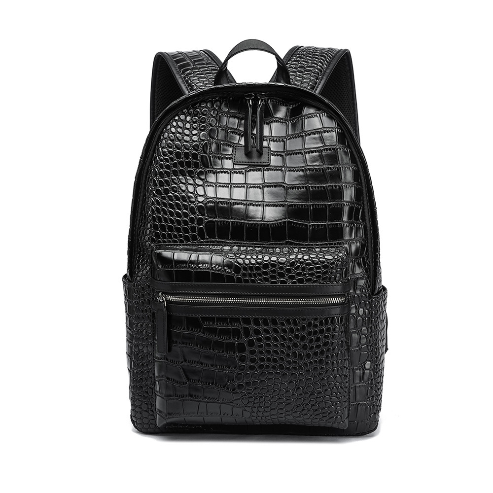 2025双肩包新款韩版时尚百搭大容量软皮上课通勤书包休闲电脑书包