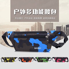 女性のウエストバッグ卸売キャンバス携帯電話メッセンジャーバッグツール電話バッグスポーツ斜めクロスボディチェストバッグ旅行電話財布