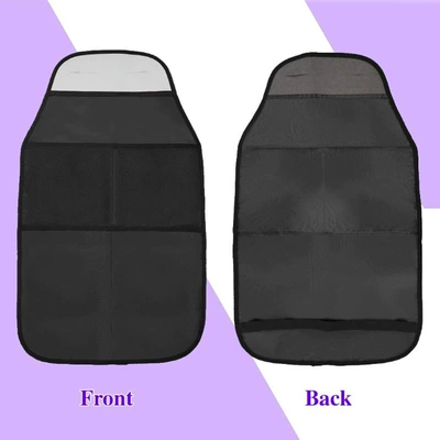 Cross-Border Hot Selling Seat: Chair back anti-kick pad - single-layer-space-leather-pack-of-two