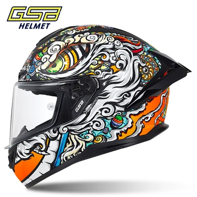 Motosiklet dəbilqələri – motorcycle full-cover helmet 361GT - s-matt-black-lion-awakening