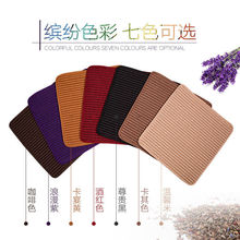 蕎麥殼汽車坐墊單片四季通用無靠背亞麻三件套防滑免綁養生夏座墊