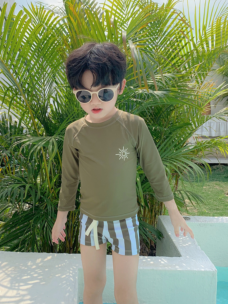 Children's brand split quick dry beach swimwear for boys…
