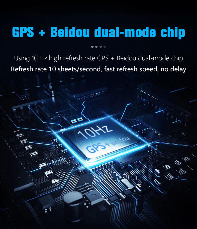 Car Head-Up Display (HUD) with OBD Projection, Color Screen, Multi-Function GPS Dual-System, High-Definition Digital Instrument