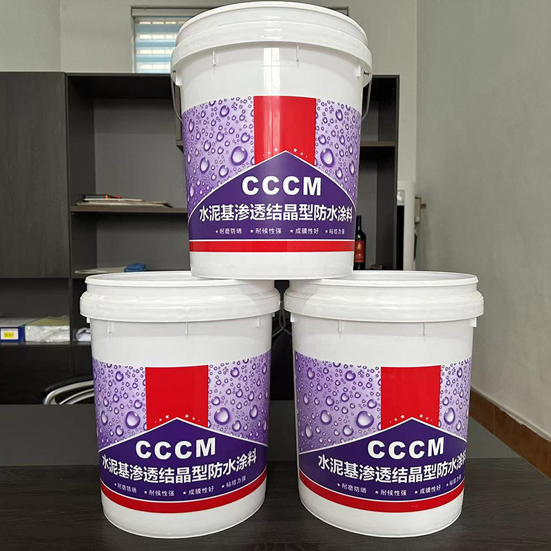 水泥基渗透结晶型防水涂料 厨房卫生间堵漏涂料 隧道桥面渗透结晶