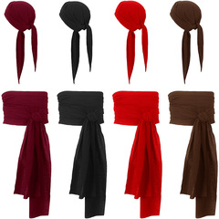 亞馬遜萬聖節海盜服裝中世紀文藝復興亞麻海盜頭巾和腰帶服飾配件