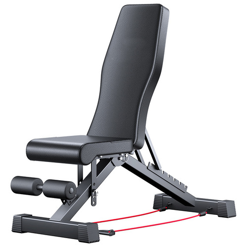 Cross-border exclusive home fitness multi-functional dumbbell bench professional fitness equipment flat bench with adjustable fly bird chair wholesale