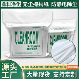 工业擦拭无尘纸040609寸防静电吸水油除尘纸实验室无尘车间擦拭纸