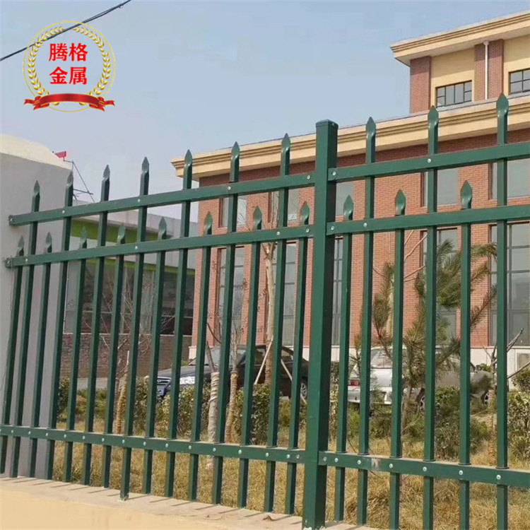 【锌钢护栏】现货供应小区围墙防杆锌钢 喷塑插拔昆明防