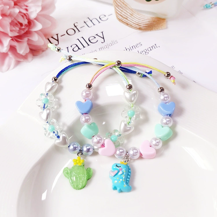 可以 Cartoon woven beaded bracelet