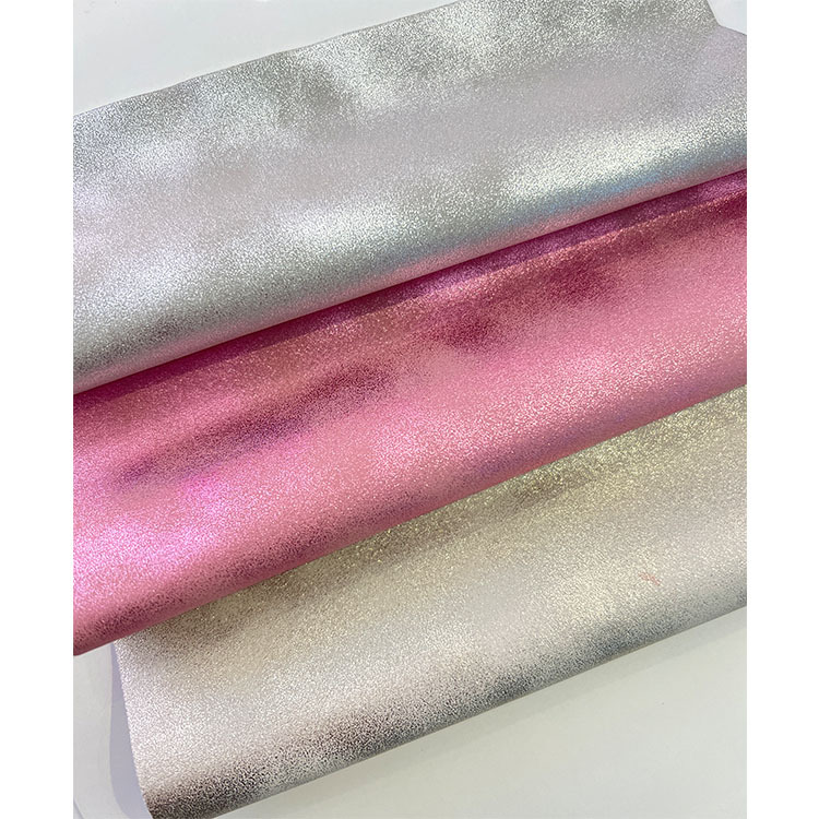 PU烫金皮革面料鞋材学生背包化妆包