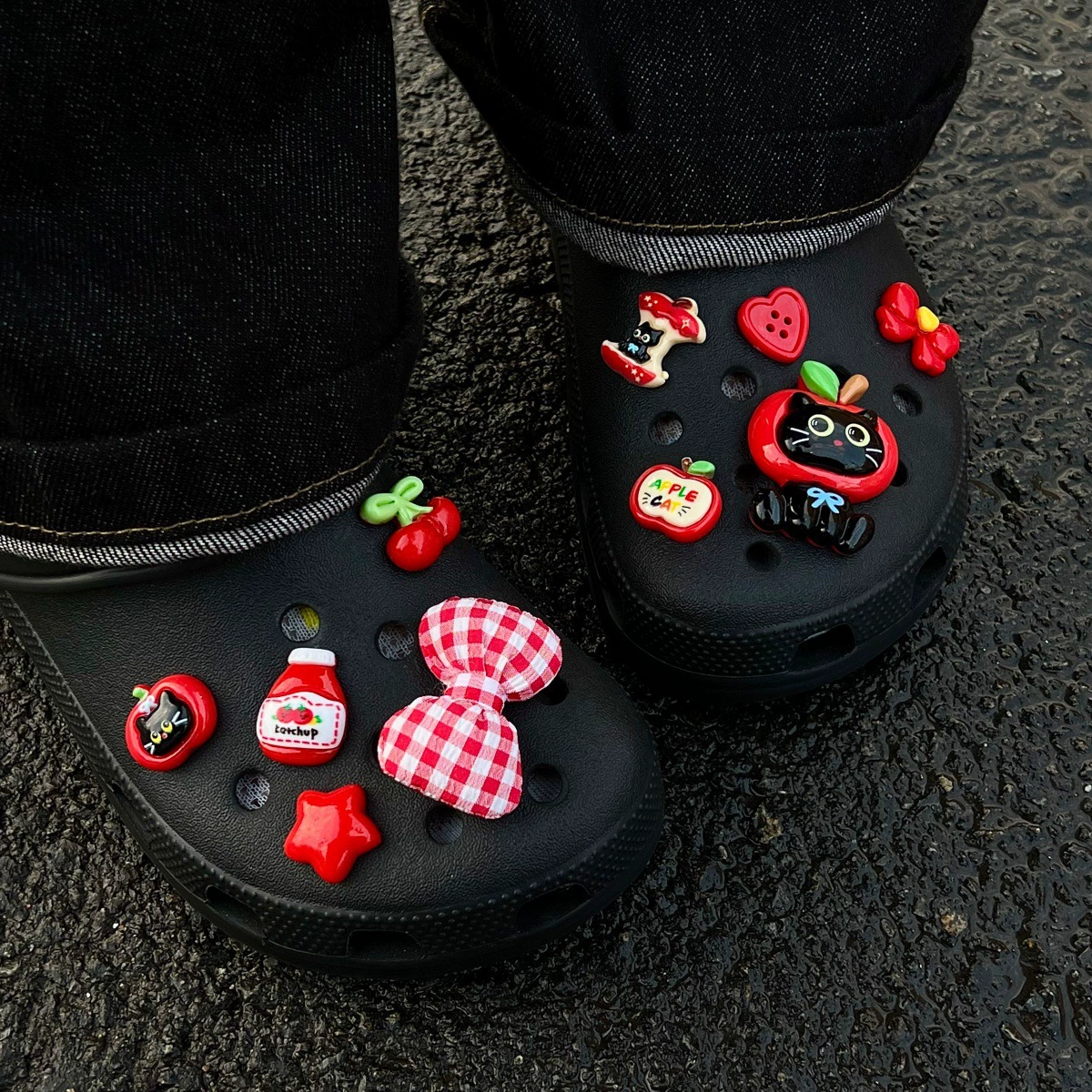 Кроксы, аксессуар, милые обувные пряжки, DIY
