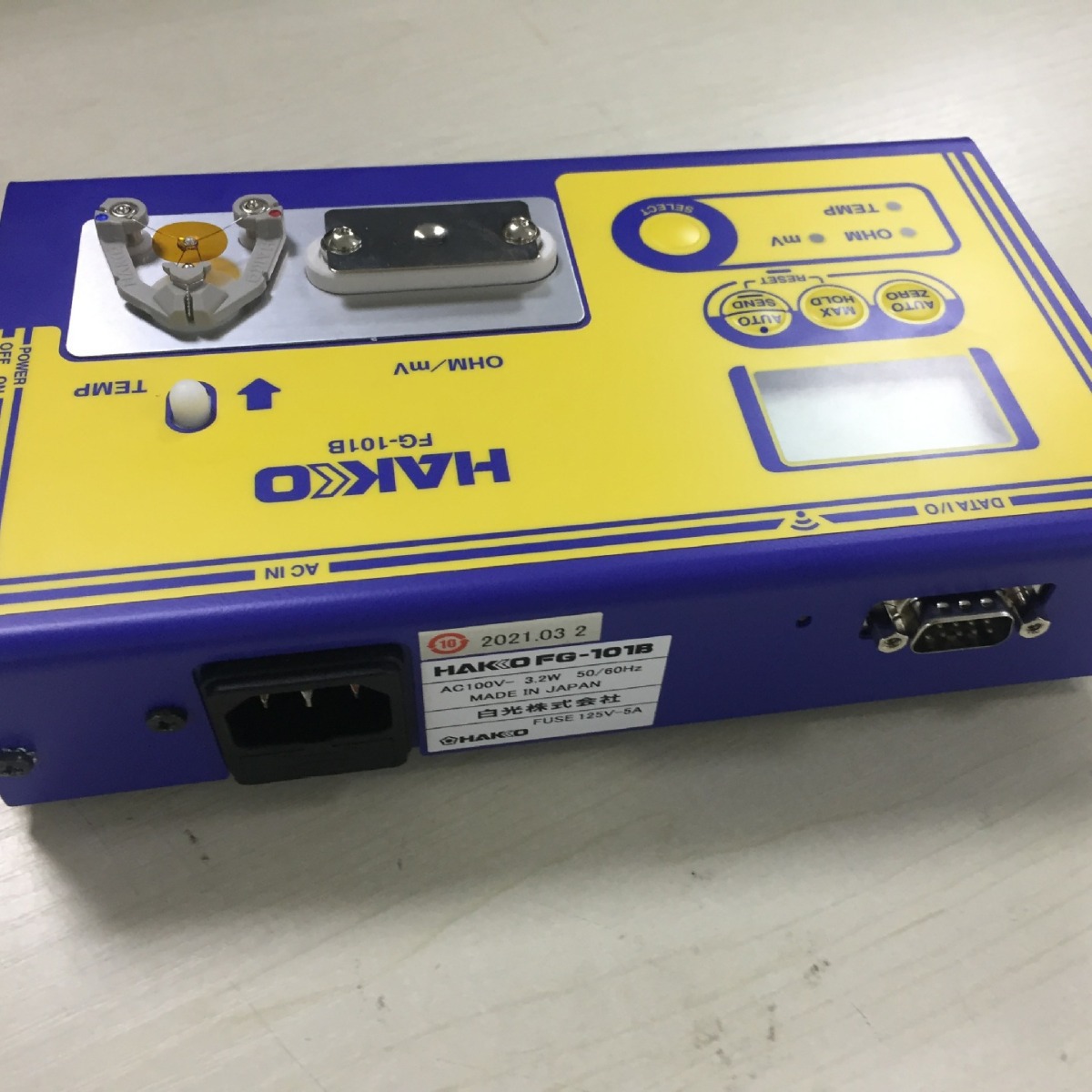 日本现货原装进口HAKKO白光 FG-101B 烙铁温度计焊头测温仪正品
