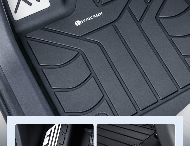 Cross-border universal car floor mats, injection-molded, 0 formaldehyde TPE car floor mats, anti-stain, easy to clean, wear-resistant