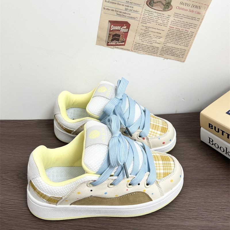 Dopamina diseño sensación de zapatos de patina para mujeres otoño 2025 nuevas zapatillas deportivas de tendencia nacional nicho universal zapatos de pan casuales