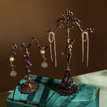 饰品展示架创意复古人形模特耳环架珠宝收纳店铺柜台陈列展垒德株