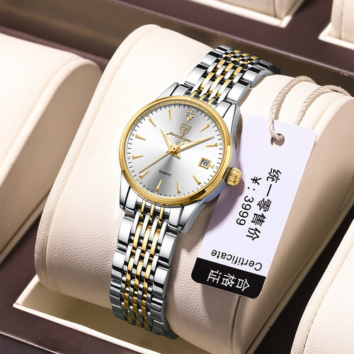 Swiss brand waterproof luminous ultra-thin women's watch casual quartz watch live foreign trade dropshipping