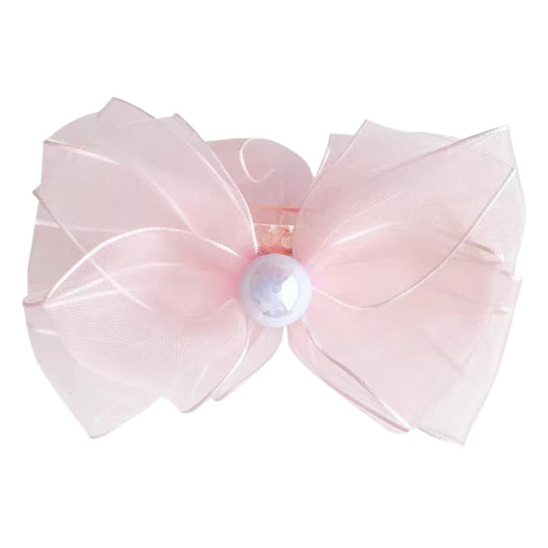 Niños horquilla tocado dulce princesa bebé arco bola cabeza fija artefacto clip horquilla niñas accesorios para el cabello