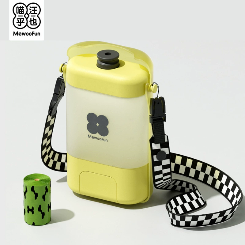 Портативная бутылка для воды для собак Meow and Woof, дорожная бутылка для воды для собак, бутылка для воды для прогулок с собакой, поилка для домашних животных