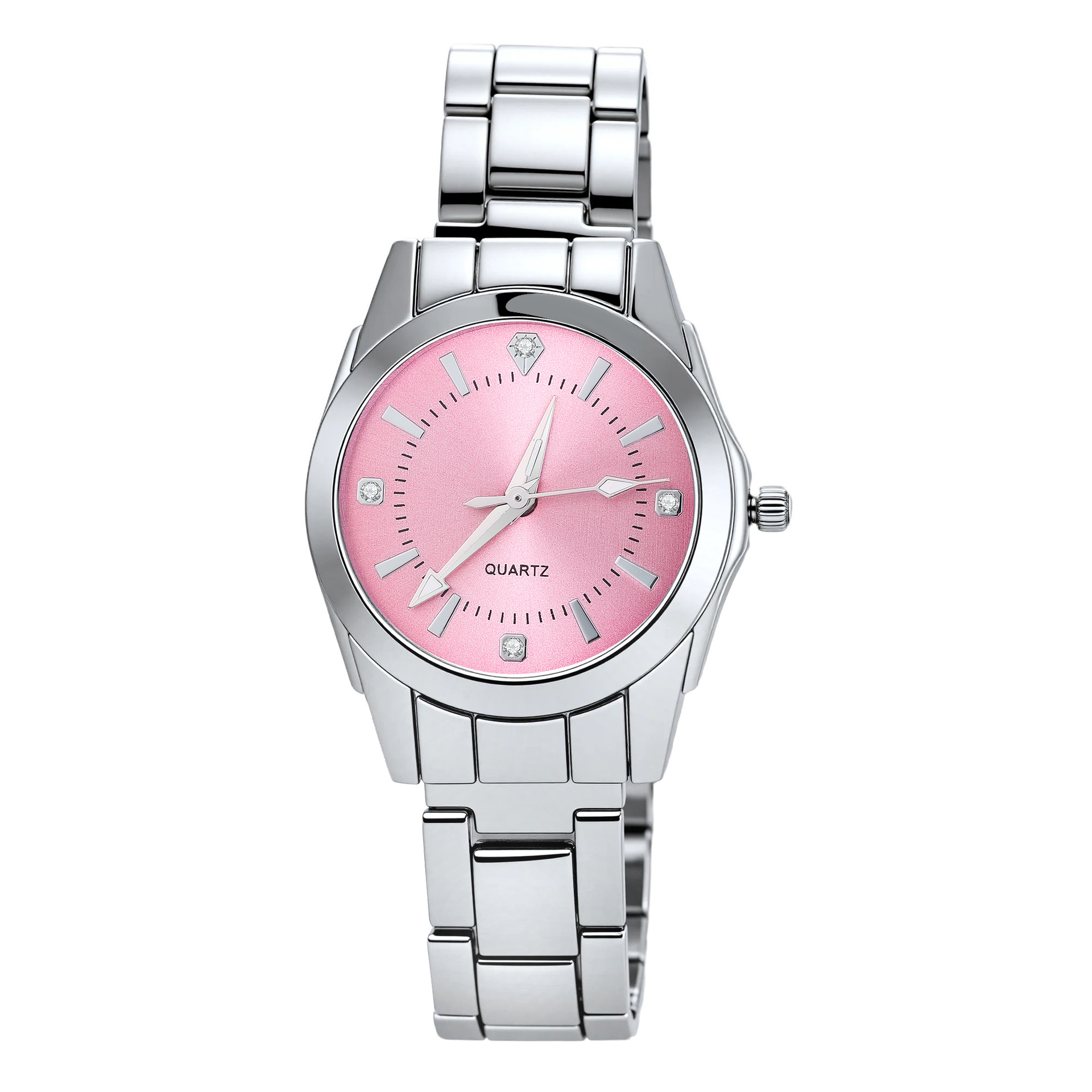 핑크 실버 벨트