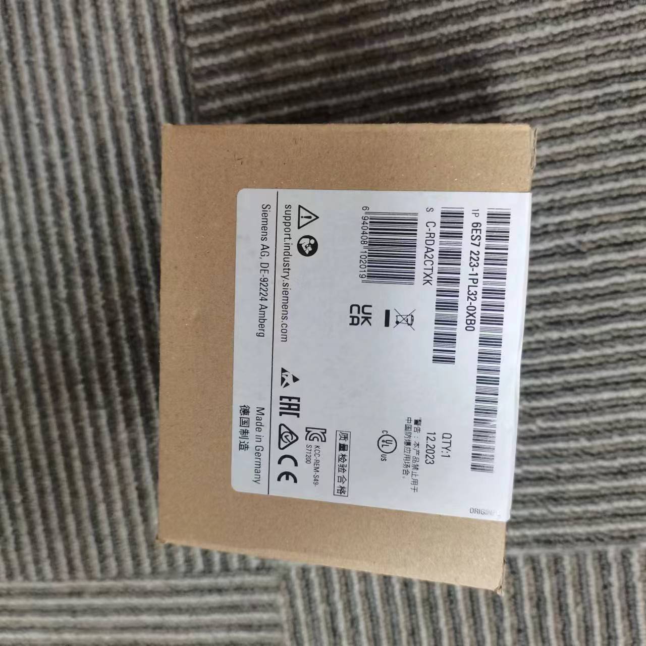 6ES72231PL320XB0西门子 S7-1200 数字量输入/输出扩展模块现货