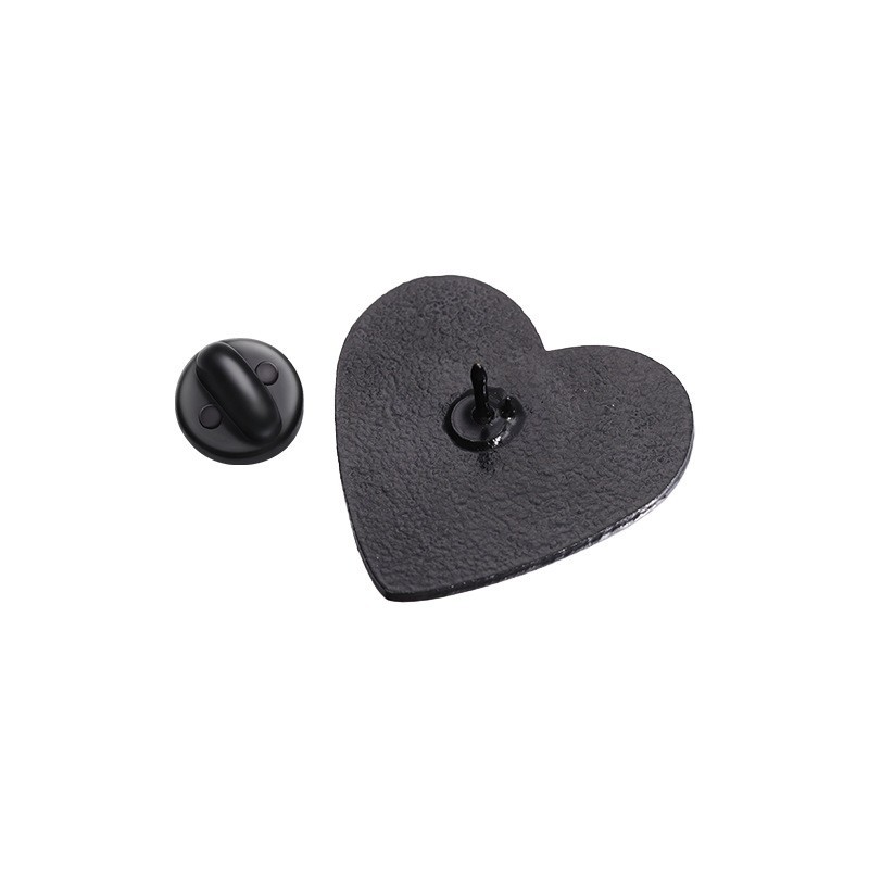 Cartoon Style Simple Style Pin Letter Heart Shape Alloy Plating Unisex Brooches display picture 6