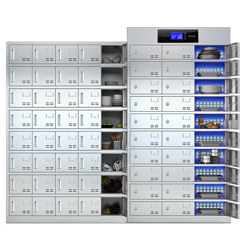 Comedor de acero inoxidable, Gabinete de vajilla, Gabinete de vajilla, Gabinete de comedor, Gabinete de comedor, Gabinete de comedor simple, Gabinete de comedor múltiple