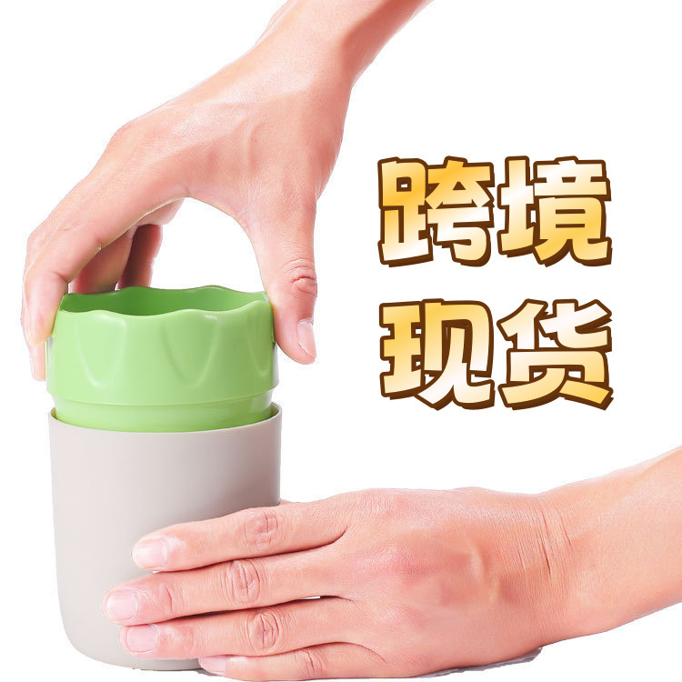フルーツおろしカップ回転式リンゴおろし器クリエイティブコンビネーションシュレッダースパイラル梨おろし器|undefined