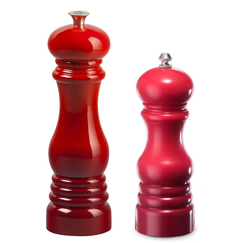 Cross-Border Gradient Multi-Color 8inch Manual Plastic Pepper Grinder Kitchen and Restaurant Supplies 6.5inch Pepper Mill