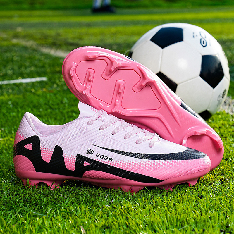 Nuevas zapatillas de fútbol transfronterizas, jóvenes estudiantes masculinos y femeninos, uñas rotas, uñas largas para adultos, zapatos de entrenamiento de competencia deportiva de hierba