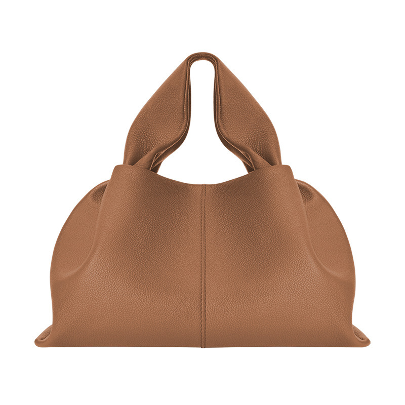 Polene nicho francés 2024 primavera nuevo bolso de albóndigas de piel de vaca bolso de bolsa de nubes