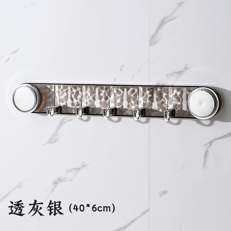新款轻奢旋转吸盘联排挂钩水波纹挂钩免打孔强力承重浴室厨房粘钩|undefined