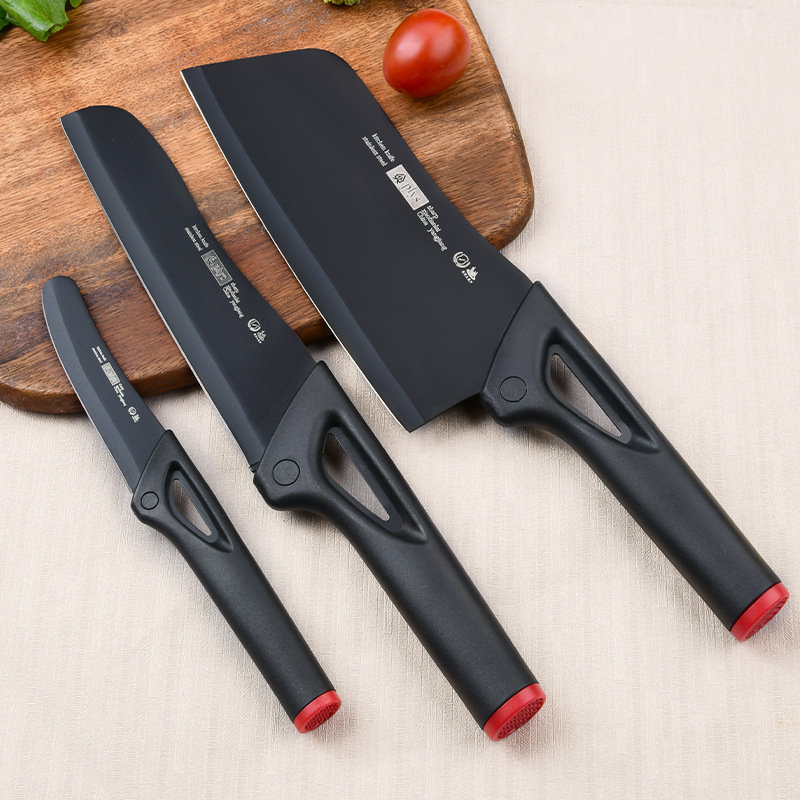 Cuchillo de cocina de acero inoxidable de doble cuchillo cuchillo de cocina cuchillo de frutas cuchillo de cocina cuchillo de corte casero combinado