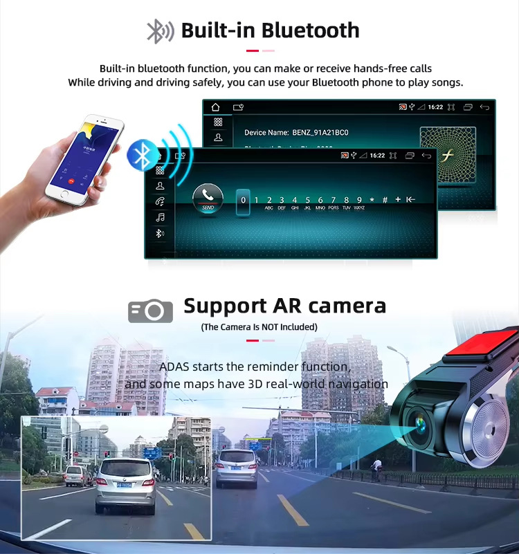 Suitable for Mercedes-Benz S W221 W222 06-09 10-15 Android car display central control large screen
