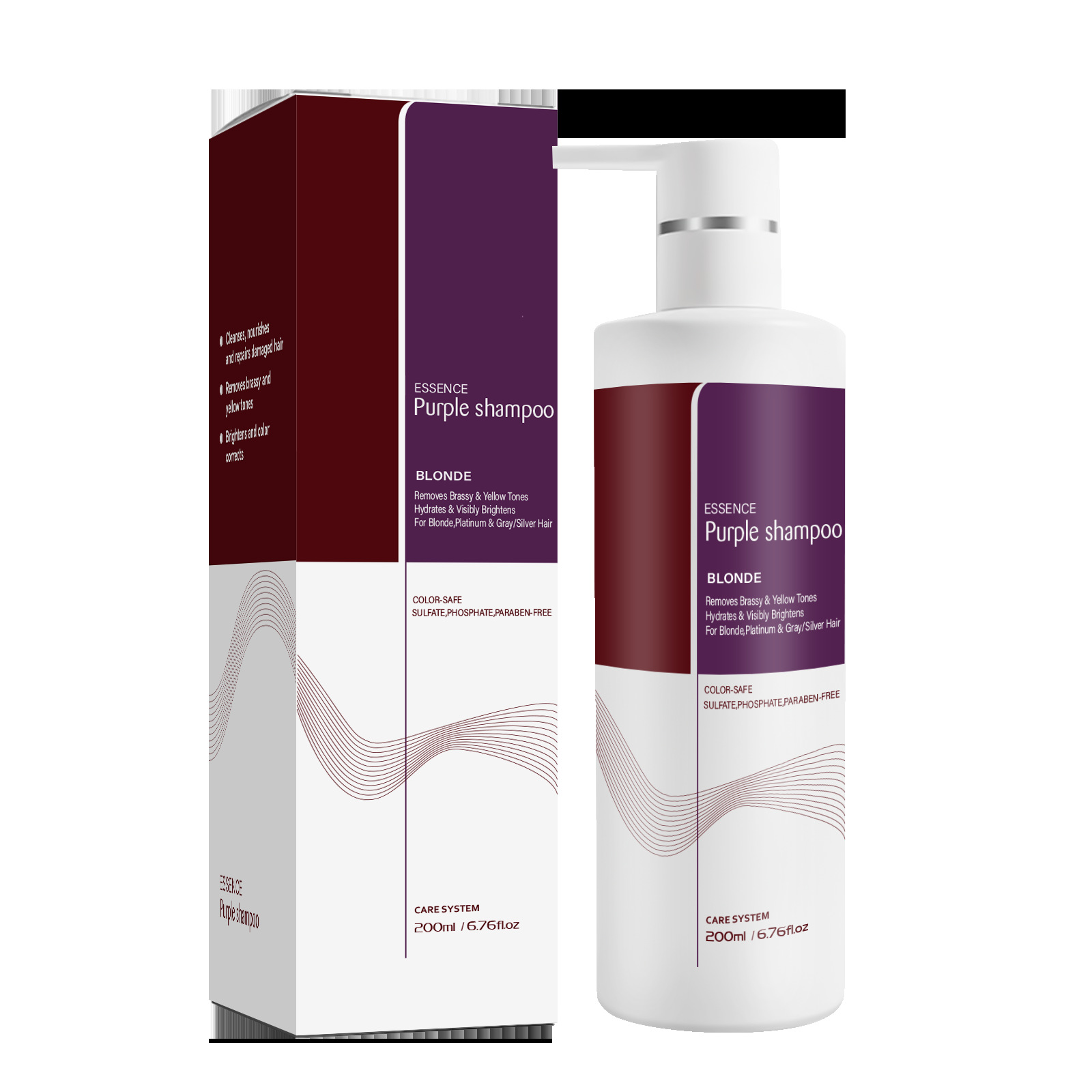 Nuevos productos transfronterizos sin estándar para la nutrición y el cuidado de la reparación del cabello, suave y suave, máscara para el cabello púrpura hidratada brillante image 8