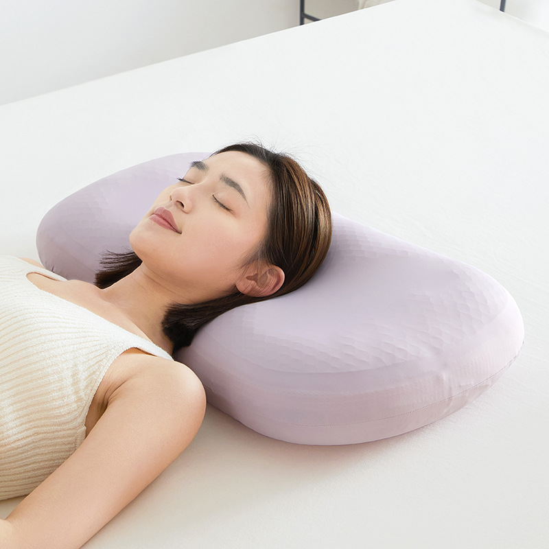 【冷却TPEハニカム枕】夏は涼しい、冬は暖かい、両用枕、頸椎枕、ネックピロー、大人用