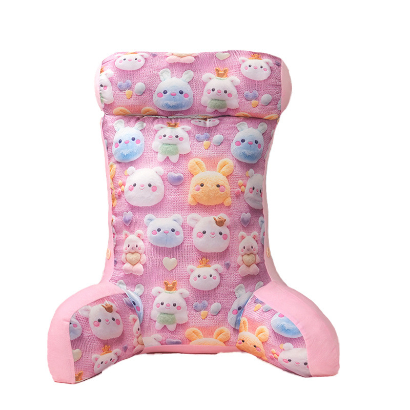 5D Bean estereoscopic impresión hielo sofá largo pierna lateral almohada para dormir almohada para niñas en la cama