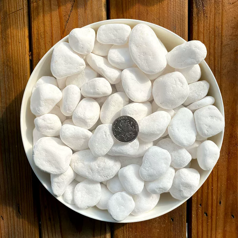 25kg белых камешков, большие булыжники, сочные маленькие белые садовые мощения для двора, поставка маленьких белых камешков