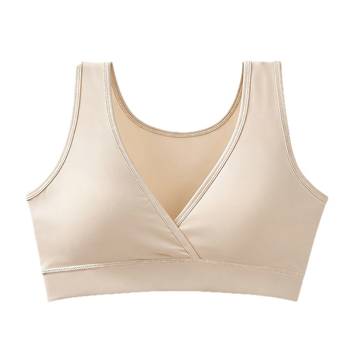 Deep sleeping nursing underwear for postpartum feeding special pregnant women during pregnancy without steel rings and stylish home breast milk bra